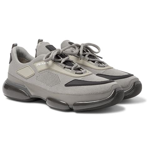 buy mens grey prada cloudbust sneakers online|prada men's sneakers.